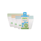 Zippies Color Reusable Bags Linen Dreams | The Nest Attachment Parenting Hub